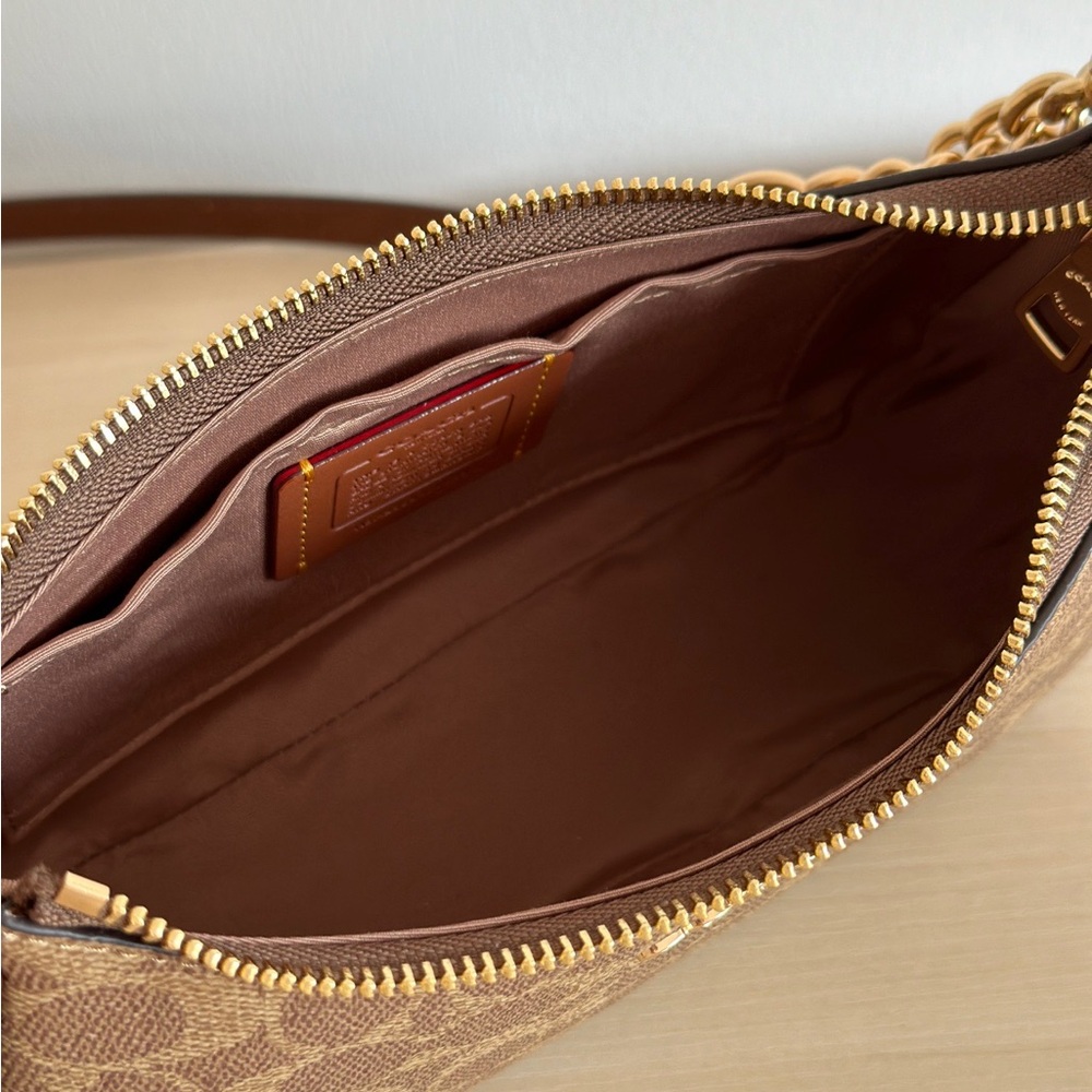 😍😍😍Teri Coach shoulder bag brown - Picture 5 of 8